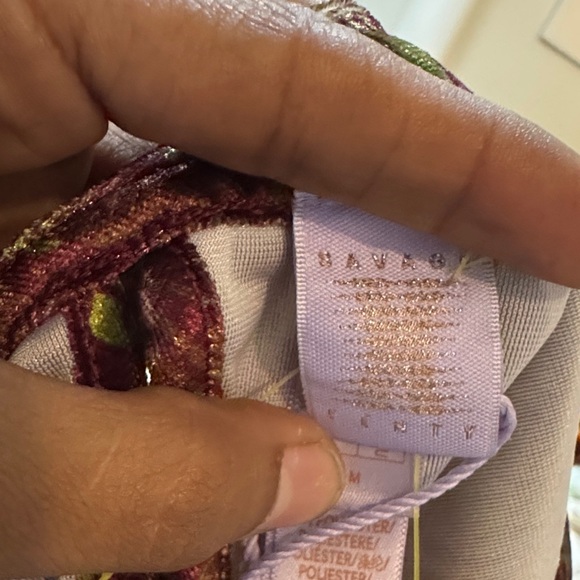 NWOT Savage by Fenty PJ shirt Psychedelic Velvet Sleep set size medium - Picture 9 of 9